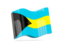 Bahamas. Wave icon. Download icon.