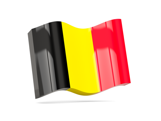 Волнистая иконка. Скачать флаг. Бельгия