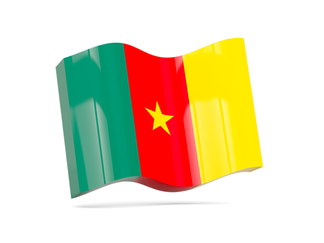 Wave icon. Download flag icon of Cameroon at PNG format