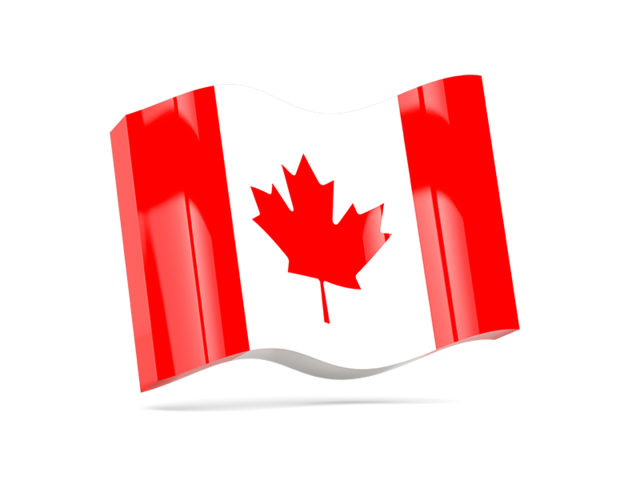 Волнистая иконка. Скачать флаг. Канада
