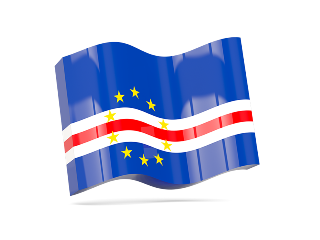 Wave icon. Download flag icon of Cape Verde at PNG format