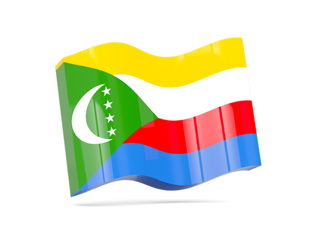 Wave icon. Download flag icon of Comoros at PNG format