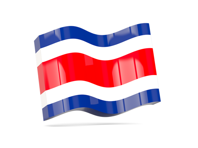 Wave icon. Download flag icon of Costa Rica at PNG format