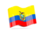 Ecuador. Wave icon. Download icon.