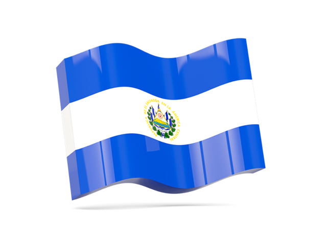 Wave icon. Download flag icon of El Salvador at PNG format