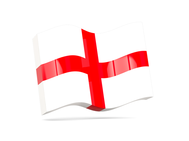 Волнистая иконка. Скачать флаг. Англия