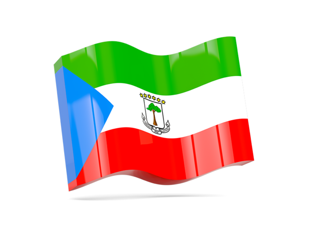 Волнистая иконка. Скачать флаг. Экваториальная Гвинея