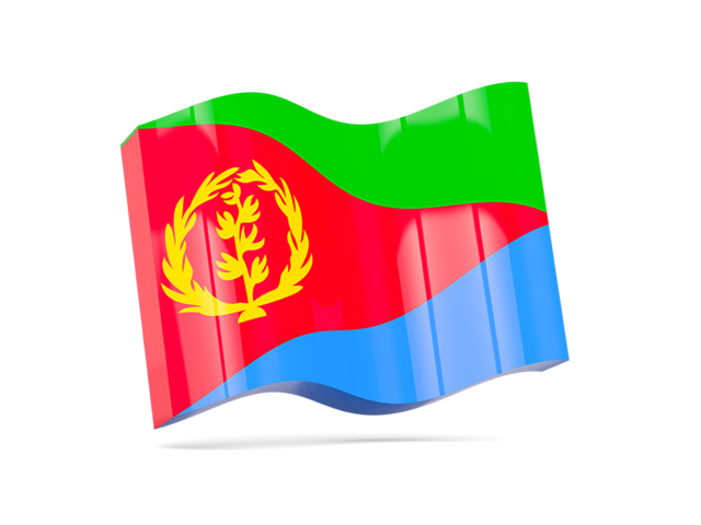 Волнистая иконка. Скачать флаг. Эритрея