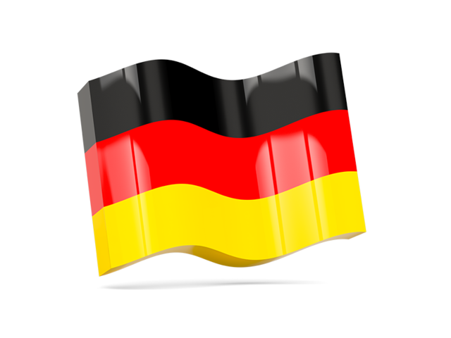 Волнистая иконка. Скачать флаг. Германия