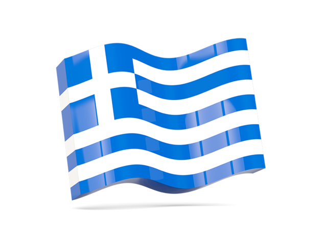 Волнистая иконка. Скачать флаг. Греция