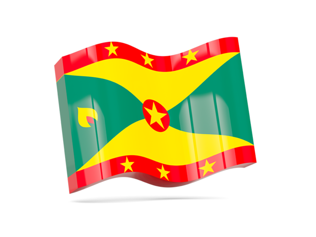 Волнистая иконка. Скачать флаг. Гренада