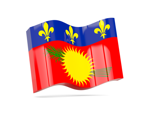Wave icon. Download flag icon of Guadeloupe at PNG format