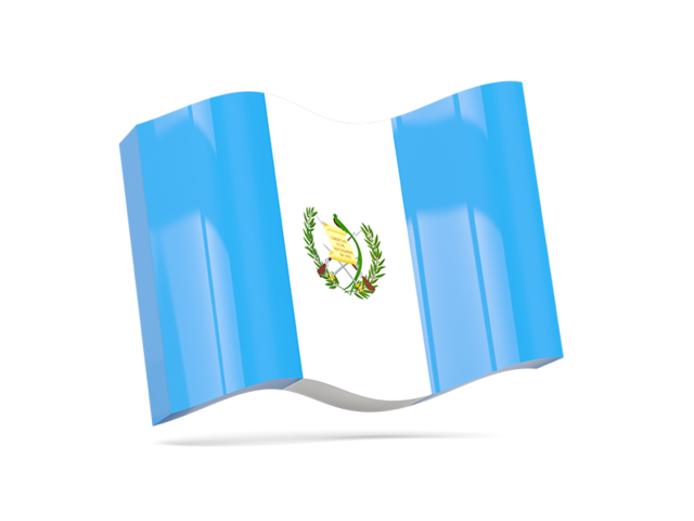 Волнистая иконка. Скачать флаг. Гватемала