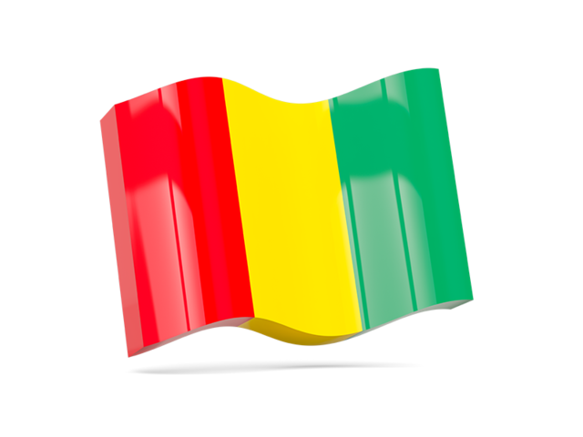 Wave icon. Download flag icon of Guinea at PNG format