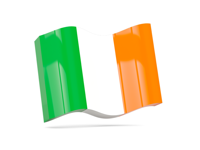 Волнистая иконка. Скачать флаг. Ирландия
