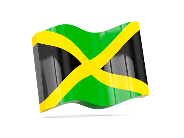 Волнистая иконка. Скачать флаг. Ямайка