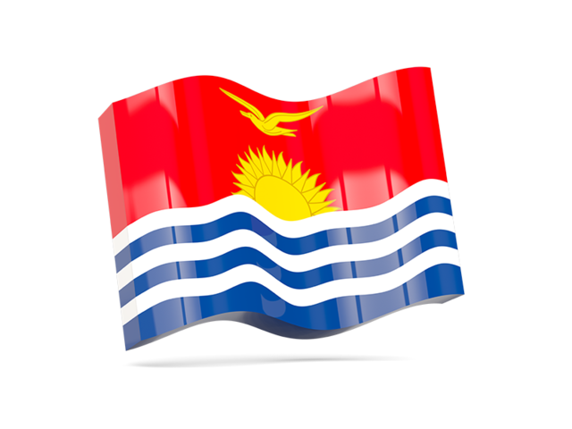Волнистая иконка. Скачать флаг. Кирибати