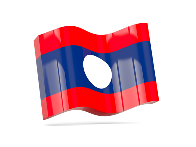 Wave icon. Download flag icon of Laos at PNG format
