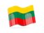 Lithuania. Wave icon. Download icon.