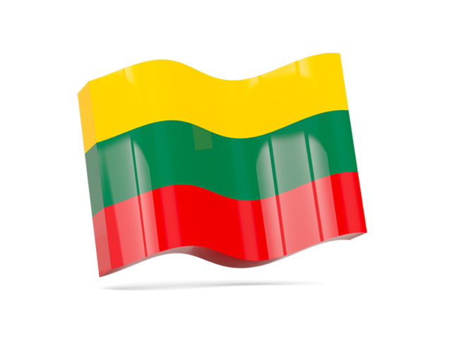 Волнистая иконка. Скачать флаг. Литва