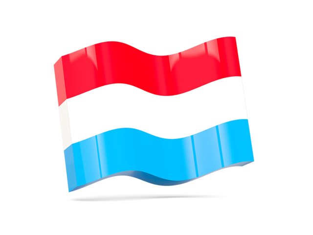 Волнистая иконка. Скачать флаг. Люксембург