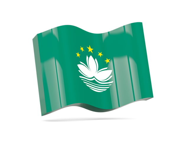 Wave icon. Download flag icon of Macao at PNG format