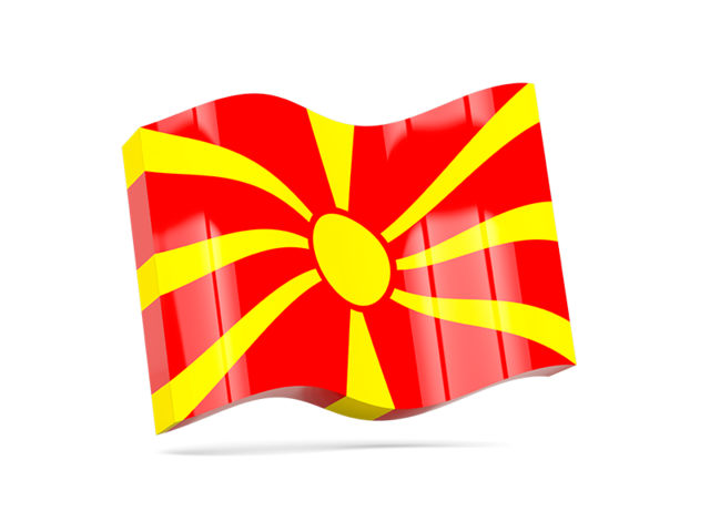 Волнистая иконка. Скачать флаг. Македония