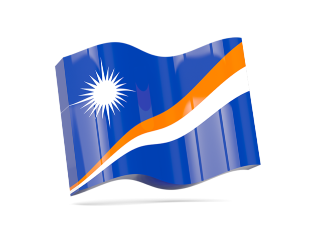 Wave icon. Download flag icon of Marshall Islands at PNG format