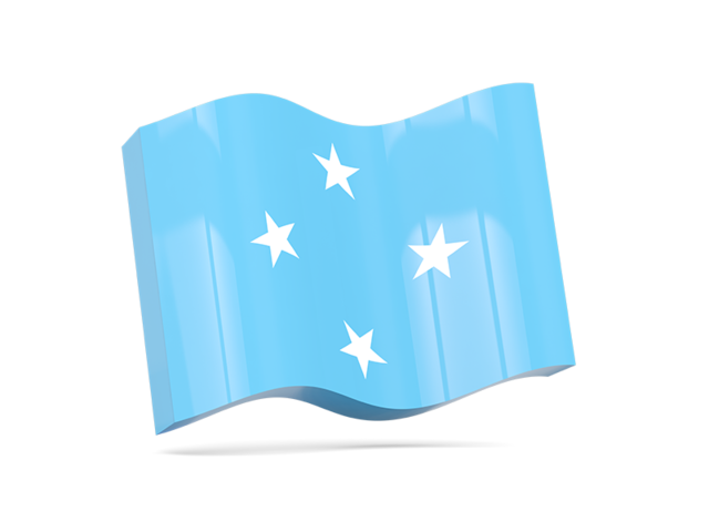 Wave icon. Download flag icon of Micronesia at PNG format