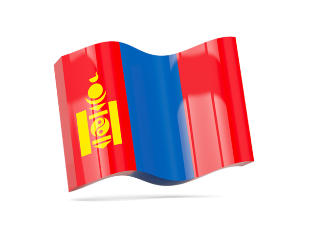 Волнистая иконка. Скачать флаг. Монголия