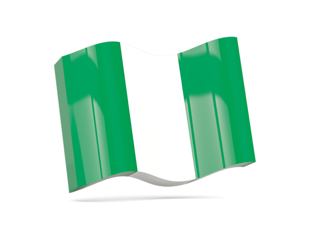 Волнистая иконка. Скачать флаг. Нигерия