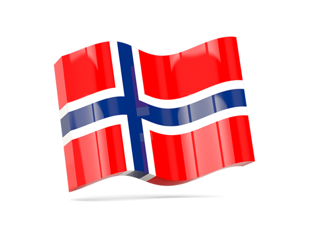 Волнистая иконка. Скачать флаг. Норвегия
