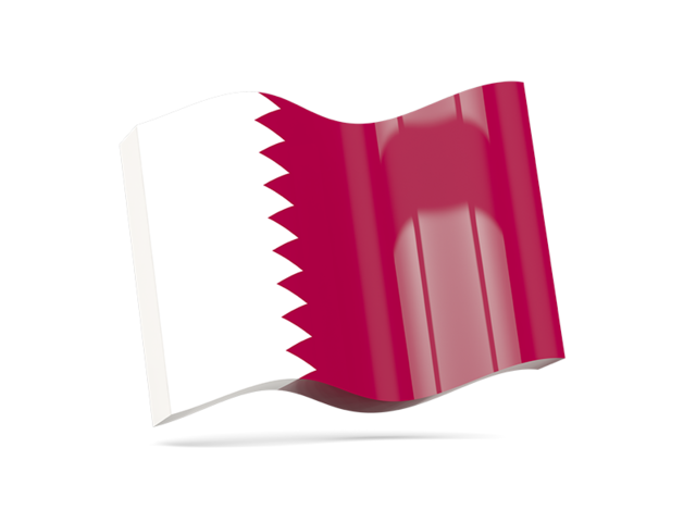 Wave icon. Download flag icon of Qatar at PNG format