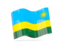 Rwanda. Wave icon. Download icon.