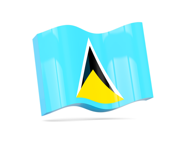 Wave icon. Download flag icon of Saint Lucia at PNG format