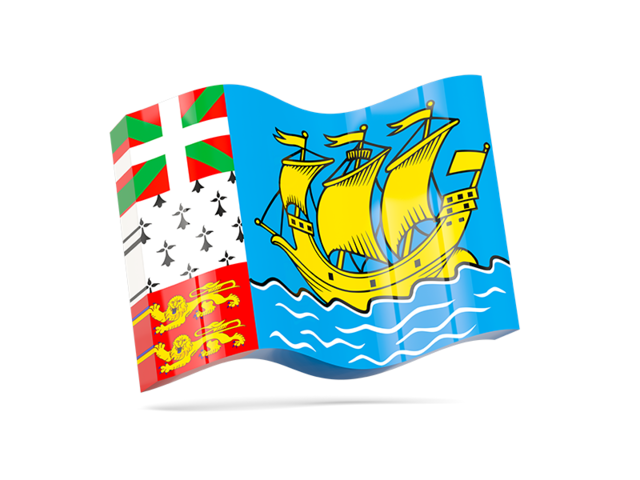 Wave icon. Download flag icon of Saint Pierre and Miquelon at PNG format