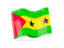 Sao Tome and Principe. Wave icon. Download icon.