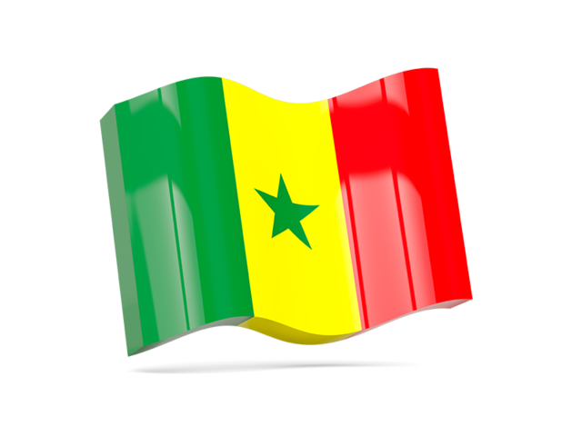 Wave icon. Download flag icon of Senegal at PNG format