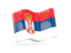 Serbia. Wave icon. Download icon.