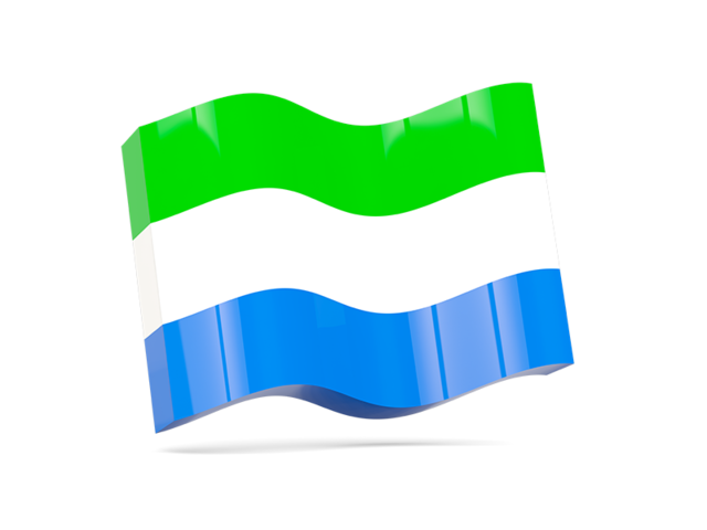 Wave icon. Download flag icon of Sierra Leone at PNG format