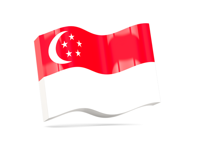 Wave icon. Download flag icon of Singapore at PNG format