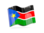 South Sudan. Wave icon. Download icon.