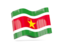 Suriname. Wave icon. Download icon.