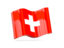 Switzerland. Wave icon. Download icon.