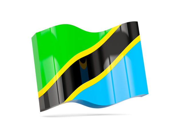 Wave icon. Download flag icon of Tanzania at PNG format