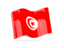 Tunisia. Wave icon. Download icon.