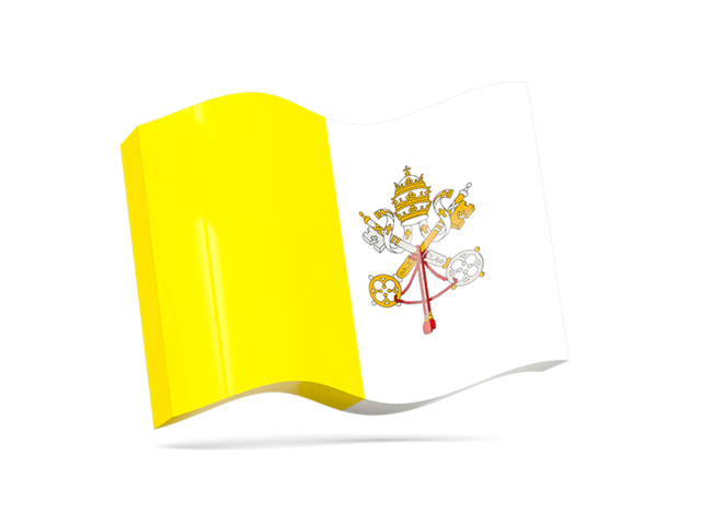 Wave icon. Download flag icon of Vatican City at PNG format