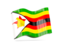 Zimbabwe. Wave icon. Download icon.