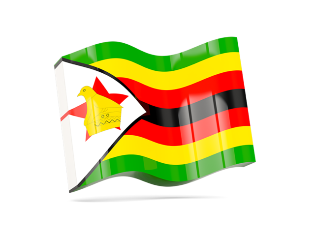 Волнистая иконка. Скачать флаг. Зимбабве