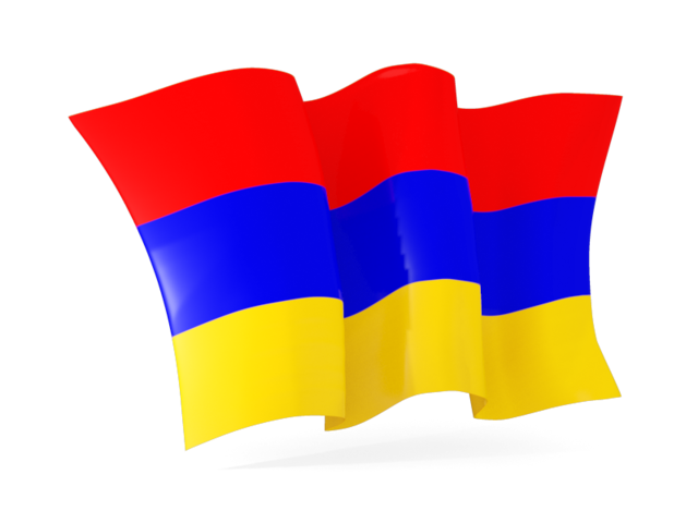 Waving flag. Download flag icon of Armenia at PNG format